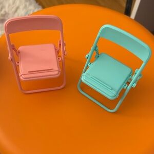 Vintage Barbie folding chairs